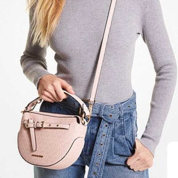 Michael Kors Handbags - MICHAEL KORS Emilia Medium Logo Shoulder Bag NWT